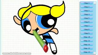 How to Draw Bubbles (The Powerpuff Girls)