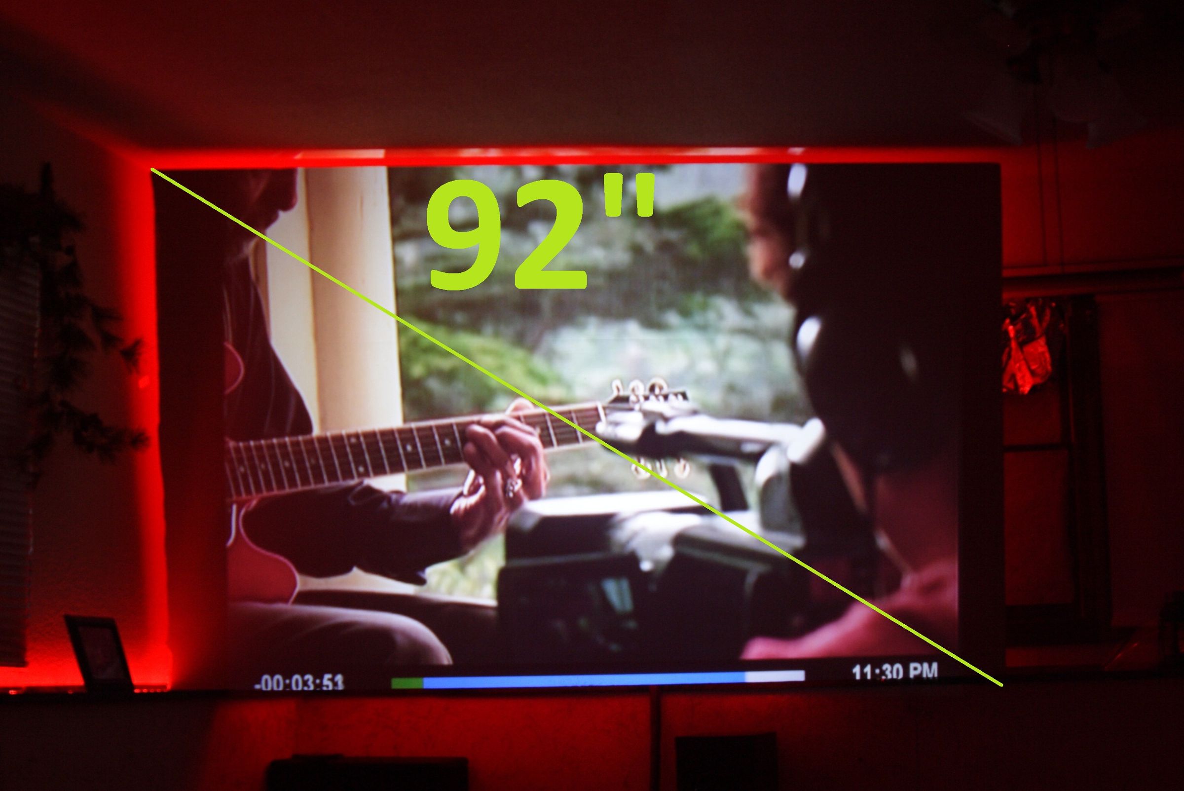 100" Projector Screen for $15