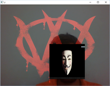 Selection of Mask and Adding It on the Face