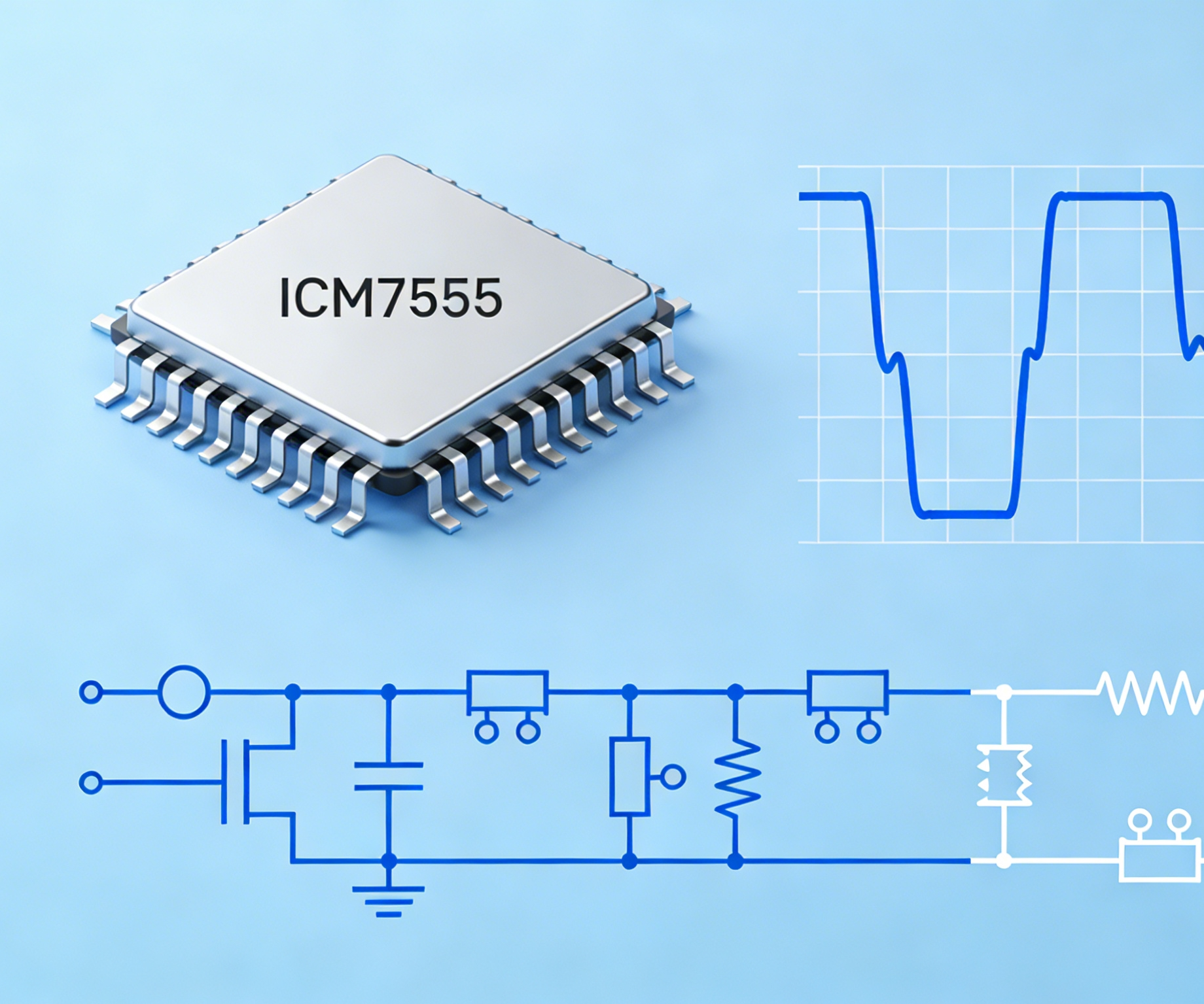 Ultra-Low Power Precision Timer Using the ICM7555