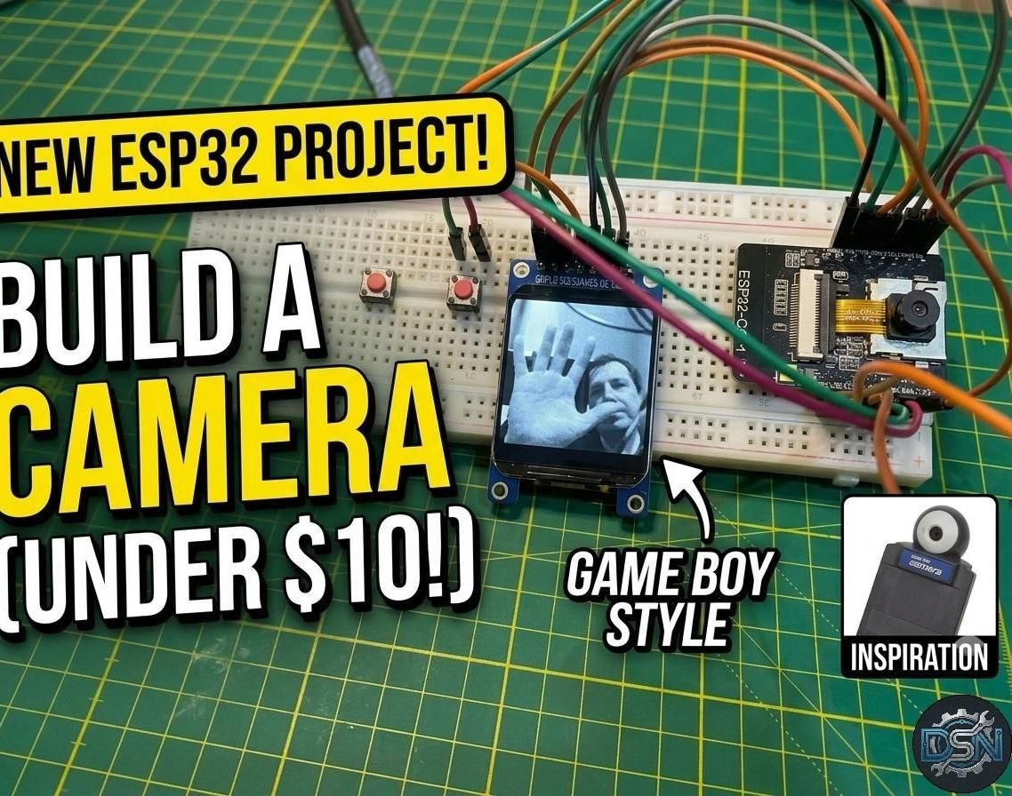 How I Build Camera With Esp32-Cam From Scratch