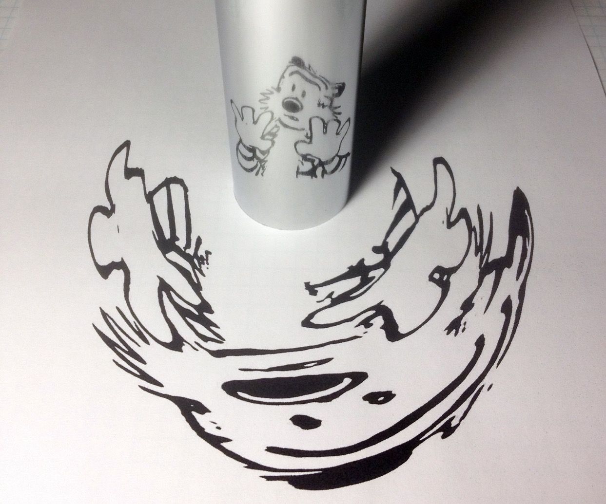 Cylindrical Mirror Art