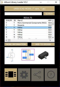 Figure 4  Selected Component Libraries in the SamacSys Altium Plugin