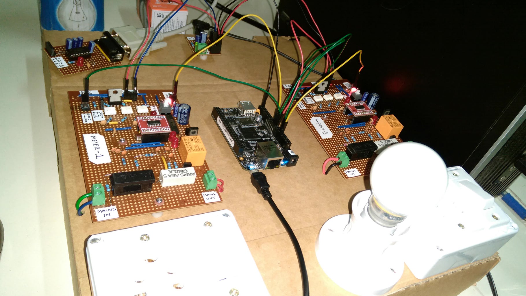 Smart Home Energy Monitoring & Management System : 10 Steps Circuit Diagram