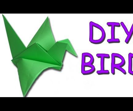 DIY - Origami Traditional Flapping Bird  ///  DIY Beauty and Easy