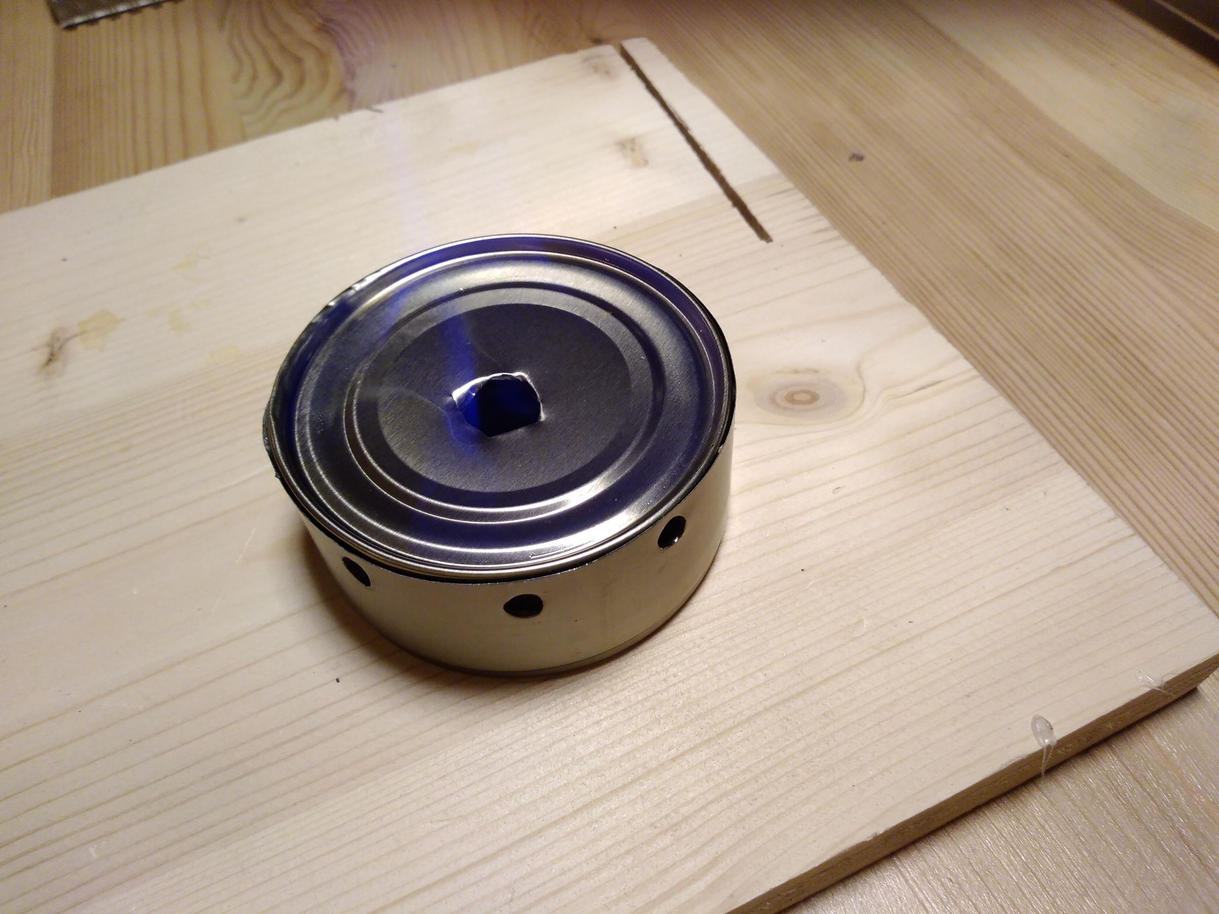 Tuna Can Alcohol Stove 6 Steps Instructables