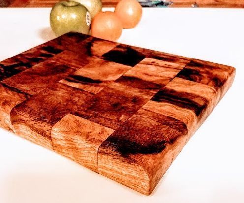 Butcher Block From Oak Log