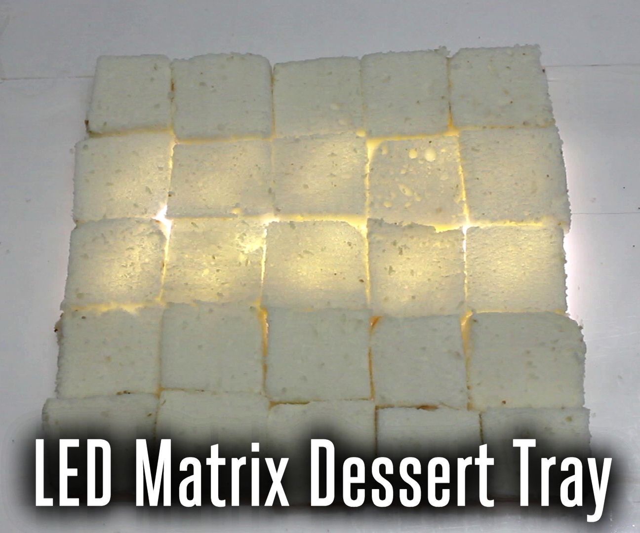 LED Matrix Dessert Tray