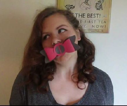 Deadpool Paper Hair Bow