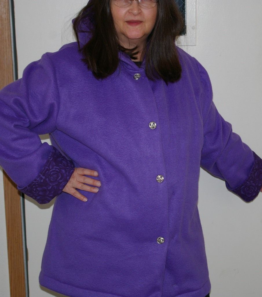 Lined Fleece "Make It Warm" Coat