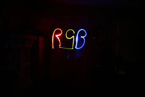 Sun Three Button RGB Light Doodler Mouse.