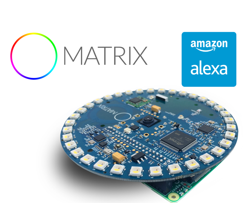 Build DIY Amazon Alexa with a MATRIX Creator on "Hands-free" mode