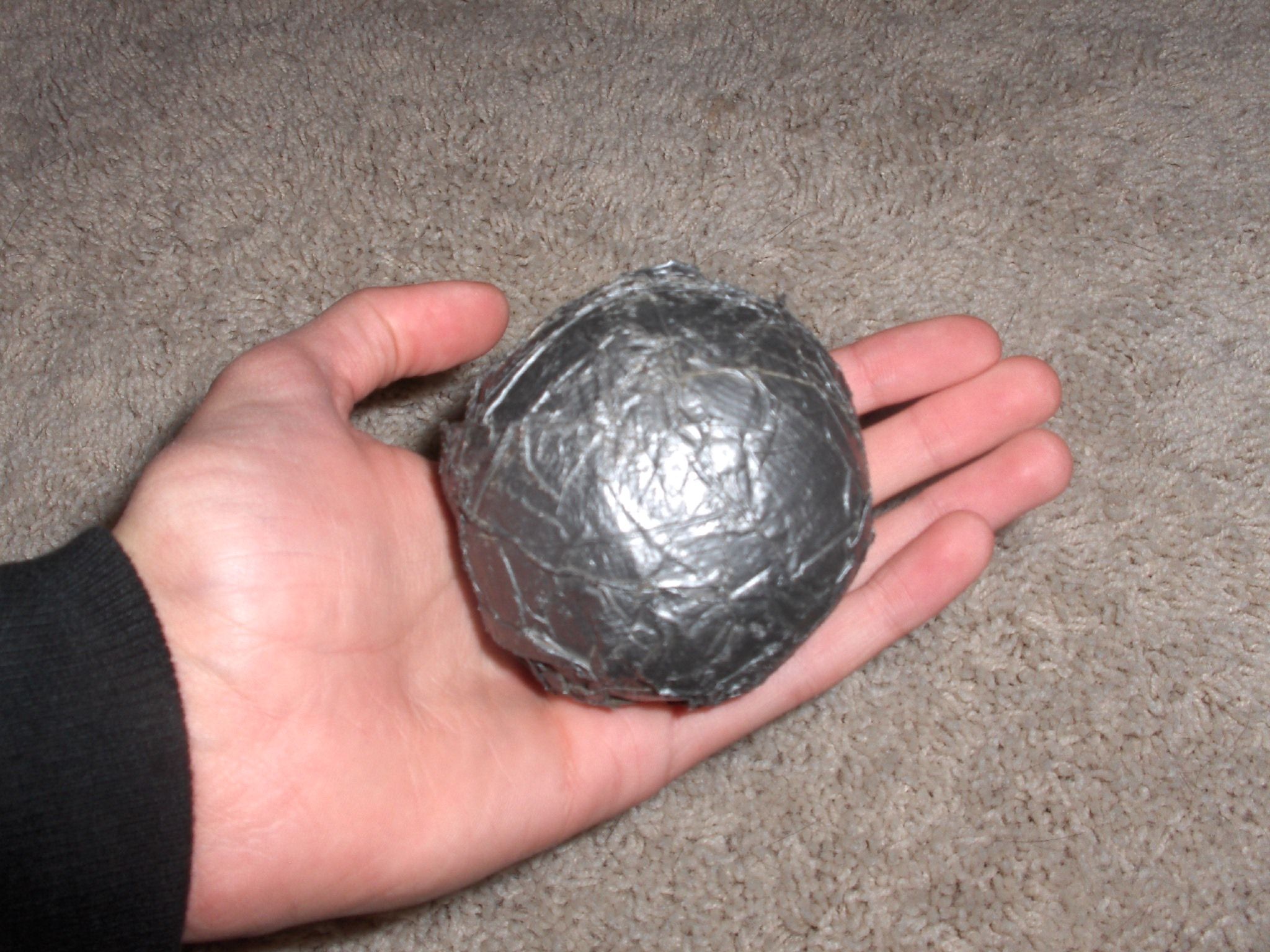 How to Make a Heavy Duct Tape Tennis Ball (Pitcher's Ball)