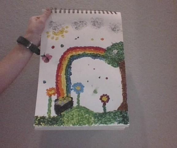 Messy But Pretty Crayon Art