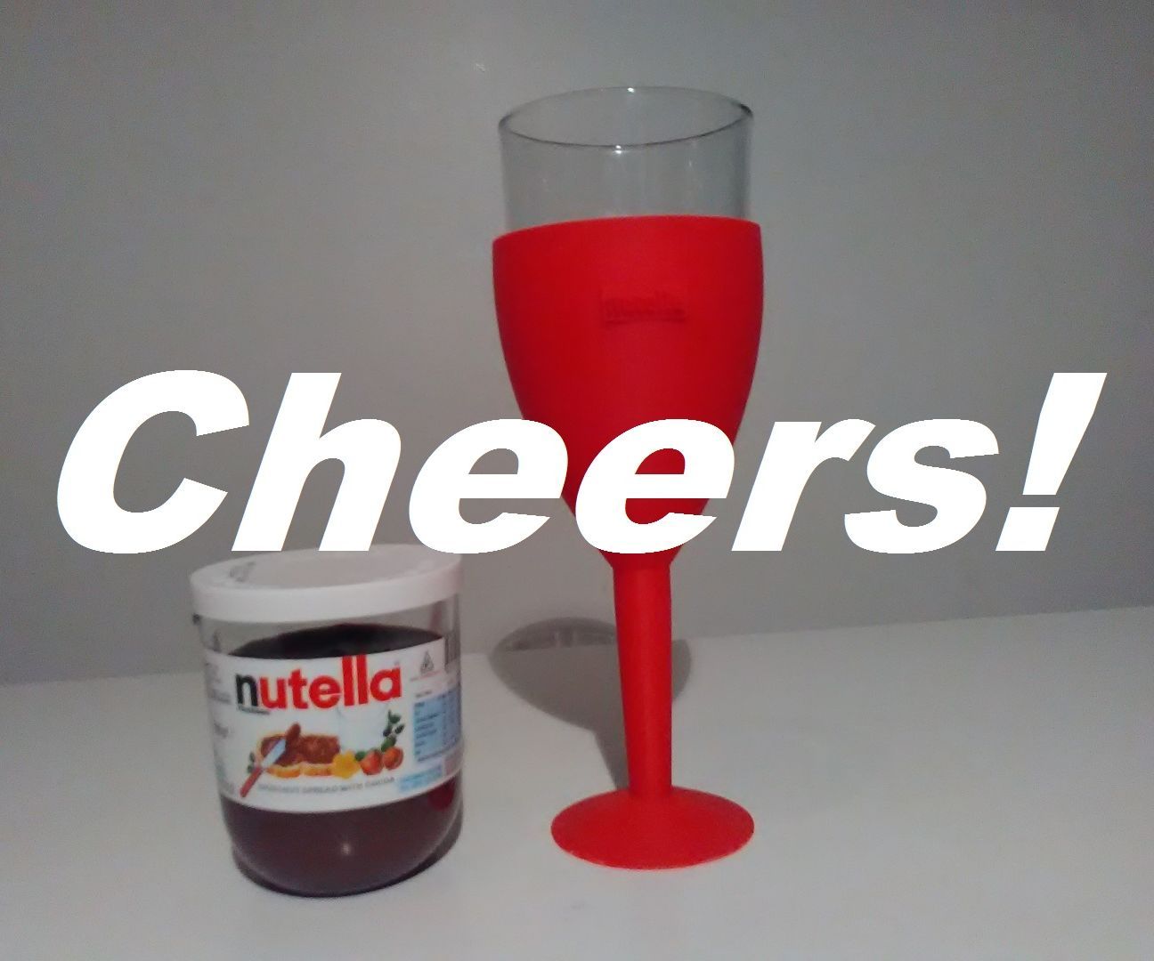 Nutella Chalice Aka... Transform Your Nutella Jar Into a Cool/fancy Glass