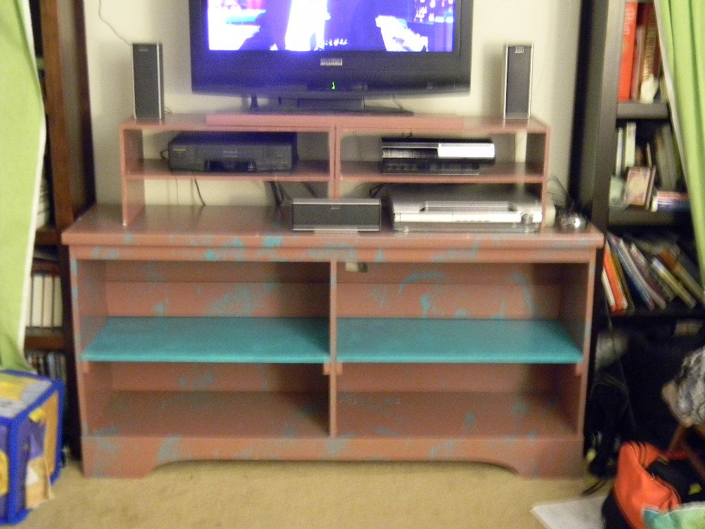 Remake a Dresser Into a Snazzy Entertainment Center