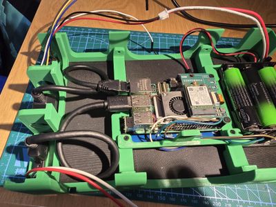 Hard Case Cyber Deck - Raspberry Pi Touch Screen : 11 Steps (with ...