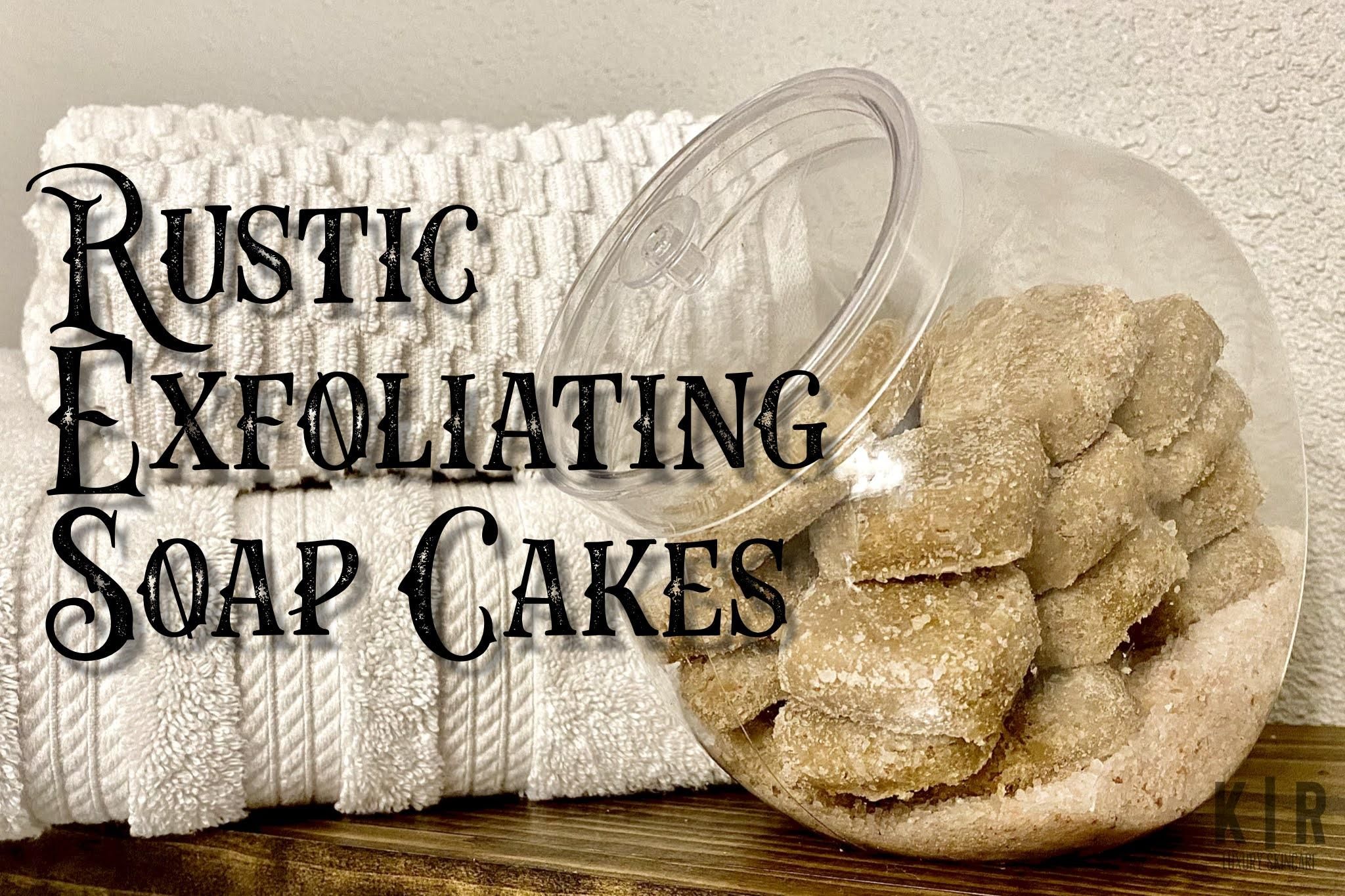 Rustic Exfoliating Soap Cakes