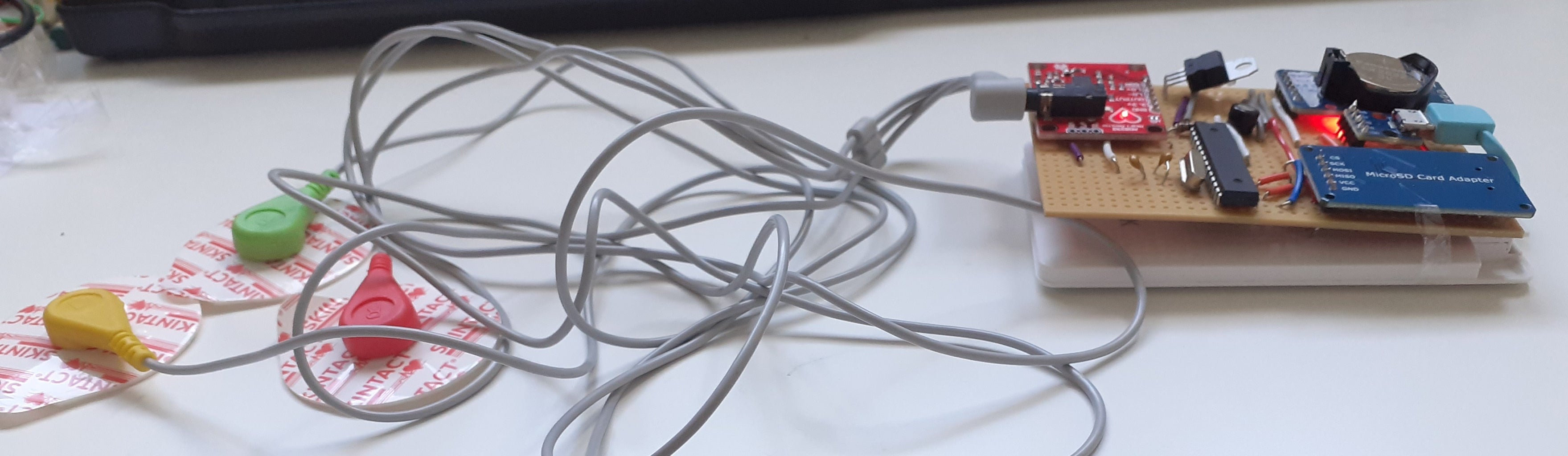 Simple, Portable Continuous ECG/EKG Monitor Using ATMega328 (Arduino ...