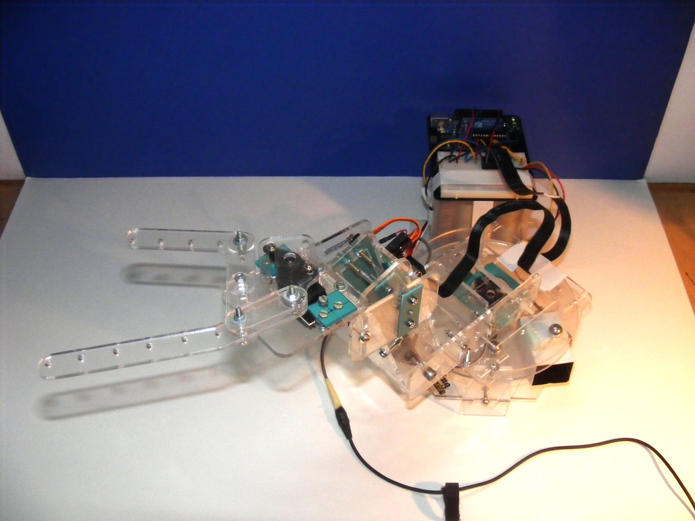 Arduino Robotic Arm and Monitoring With Processing