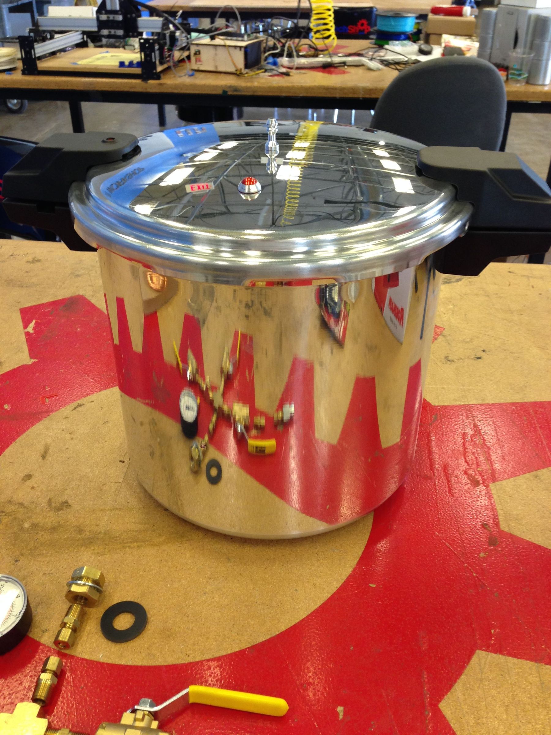 Pressure Cooker Vacuum Chamber 7 Steps (with Pictures) Instructables