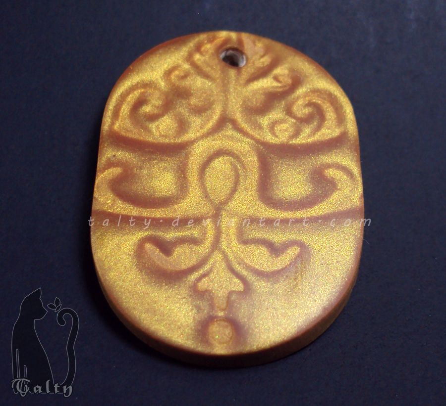 Mica Shift Pendants, Earrings or Charms with Polymer Clay