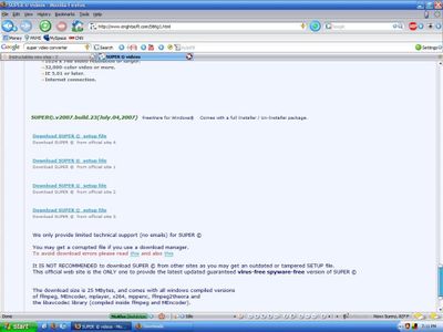 Download (Free) Super Video Converter 