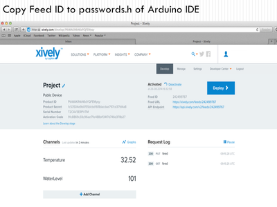 Arduino Yun & Xively (web)