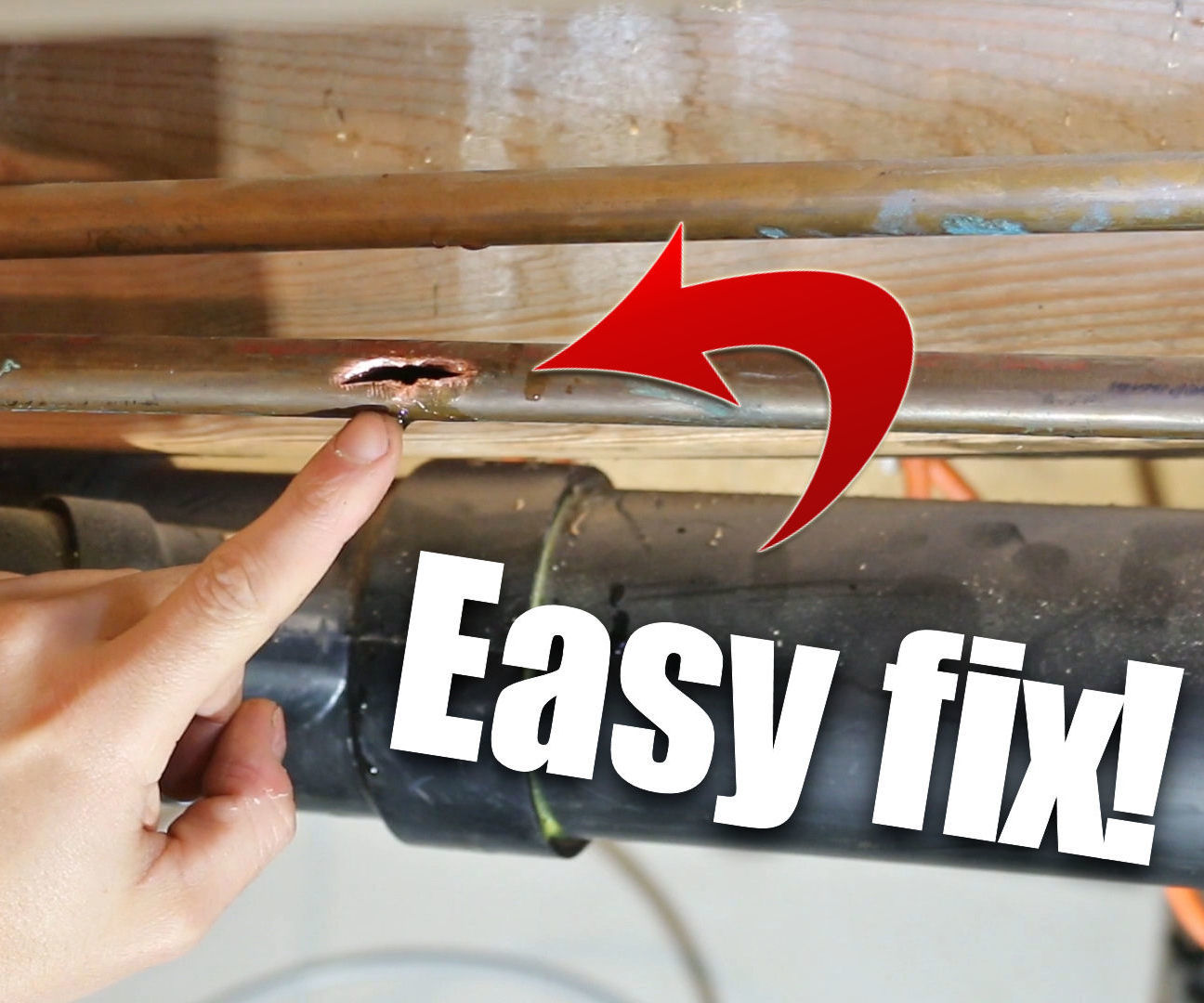 The EASIEST Way to Repair a Copper Pipe!