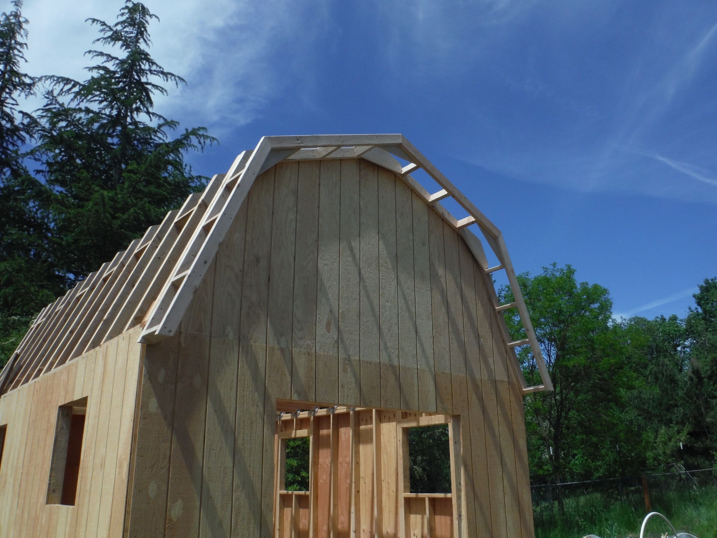 12'x16' Mini-Barn/Shed With Gambrel Roof : 38 Steps (with Pictures ...