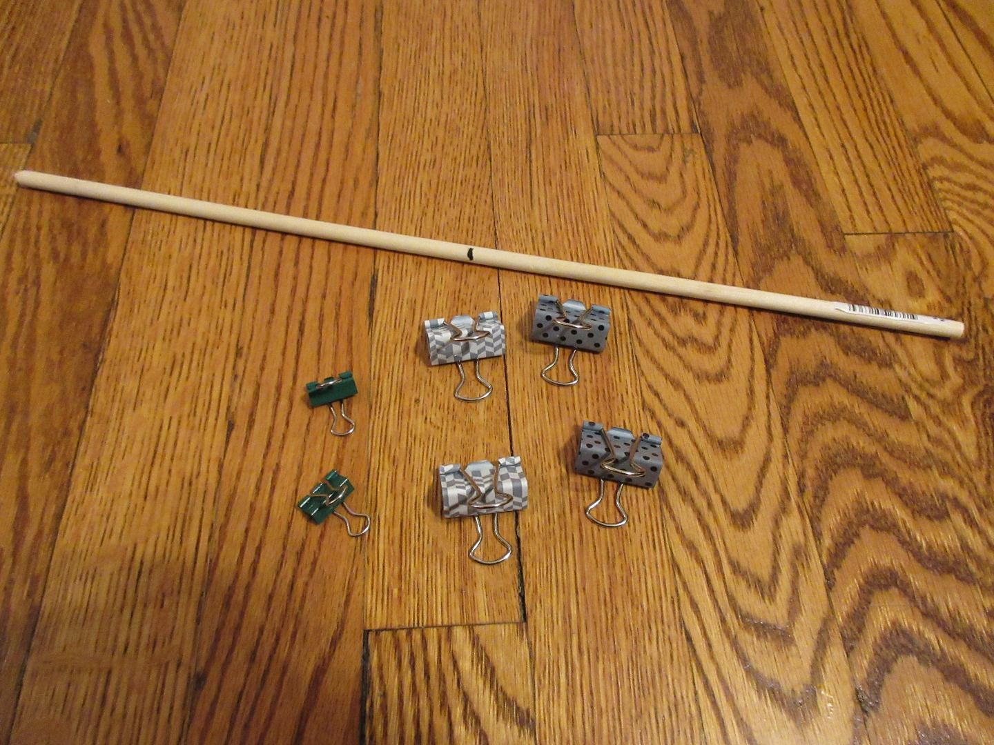 Make a Passive Ramp Walker Toy Using Binder Clips and Wooden Dowel ...