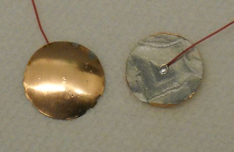 Making the 1st of 2 Pos Contact Plates
