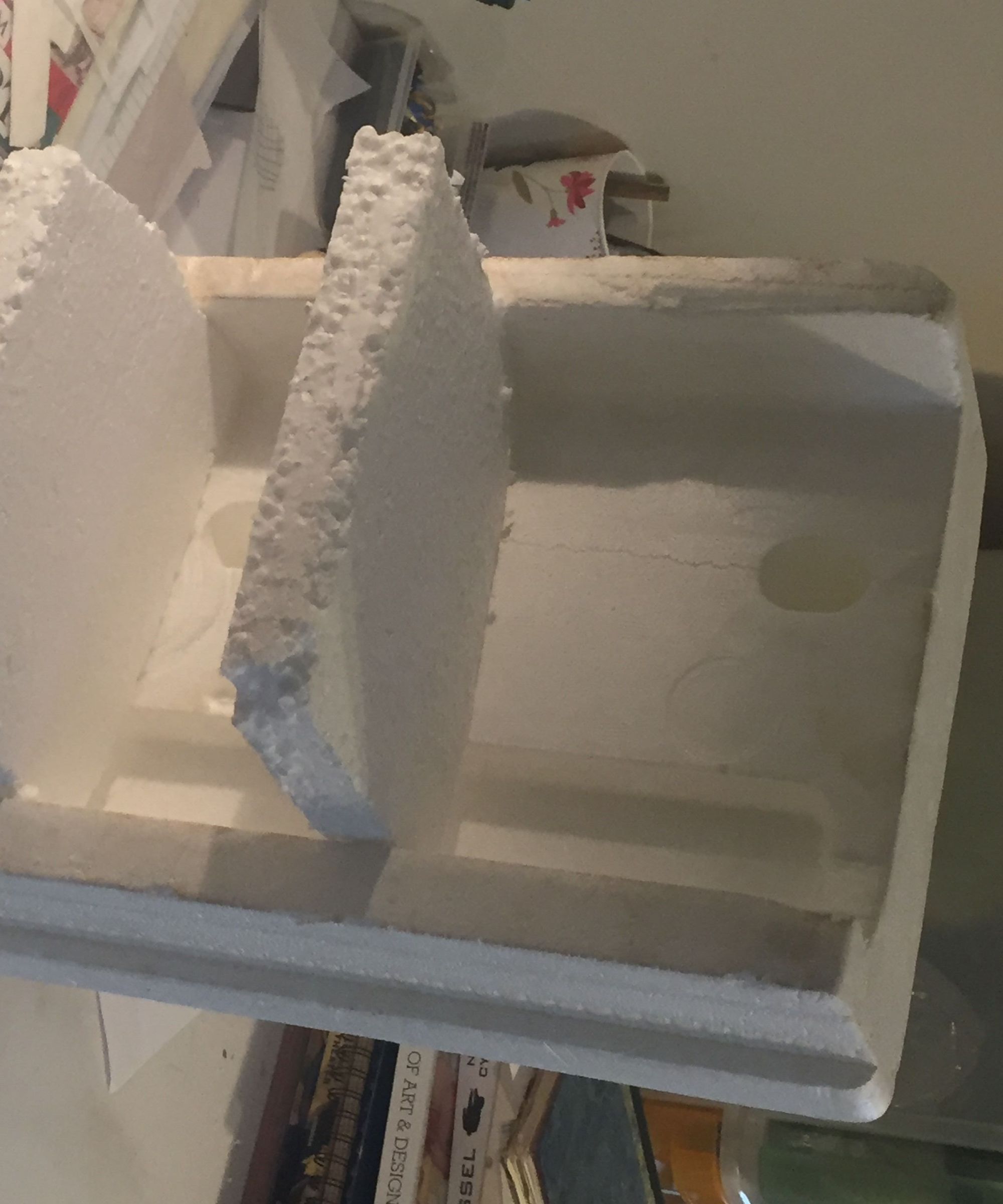 How to Make a Styrofoam Shelf
