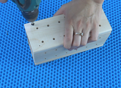 Then We Fix All 4 Details With a Cordless Screwdriver Drills and Hit With a Hammer Wooden Rod (chopsticks Sushi)!