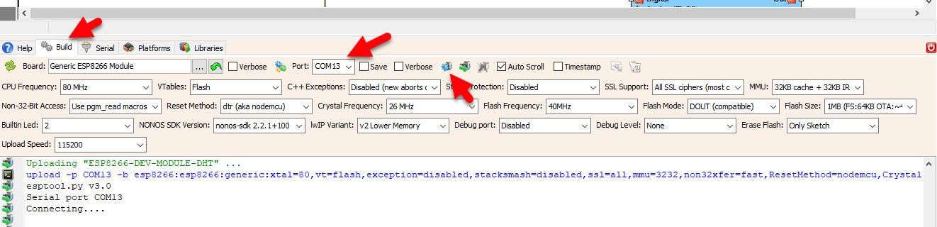 Generate, Compile, and Upload the Arduino Code Generate, Compile, and Upload the Arduino Code