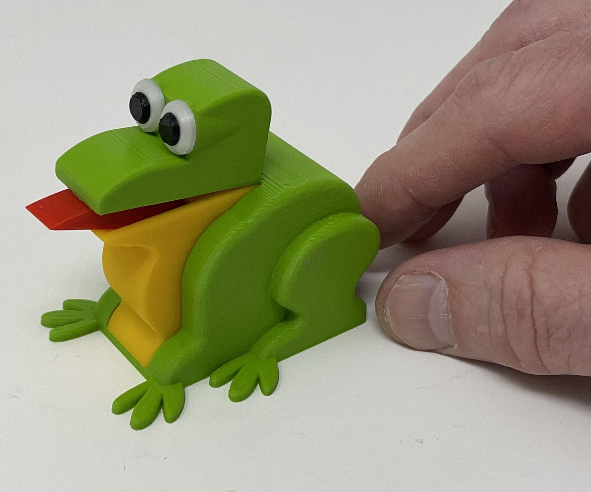 A 3D Printed Simple Mechanical Frog 2.0.