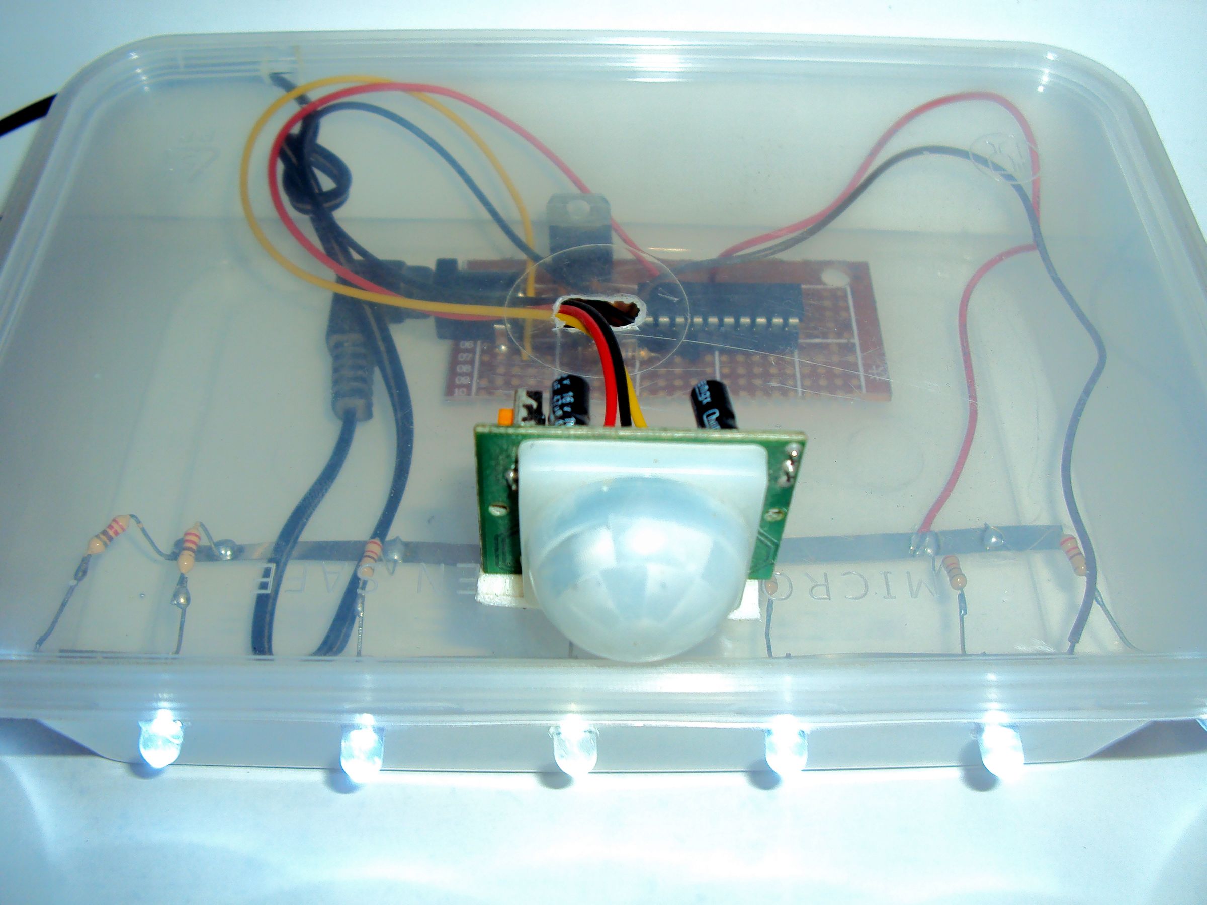 Motion Sensing Micro-Processor Controled  Night Light