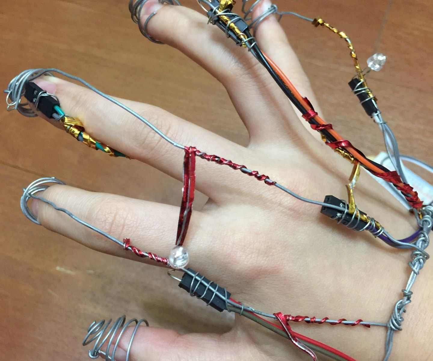 Psychometric Hand Using LED Effects