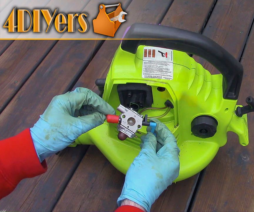 How to Clean a 2 Stroke Carburetor on a Leaf Blower 4 Steps (with