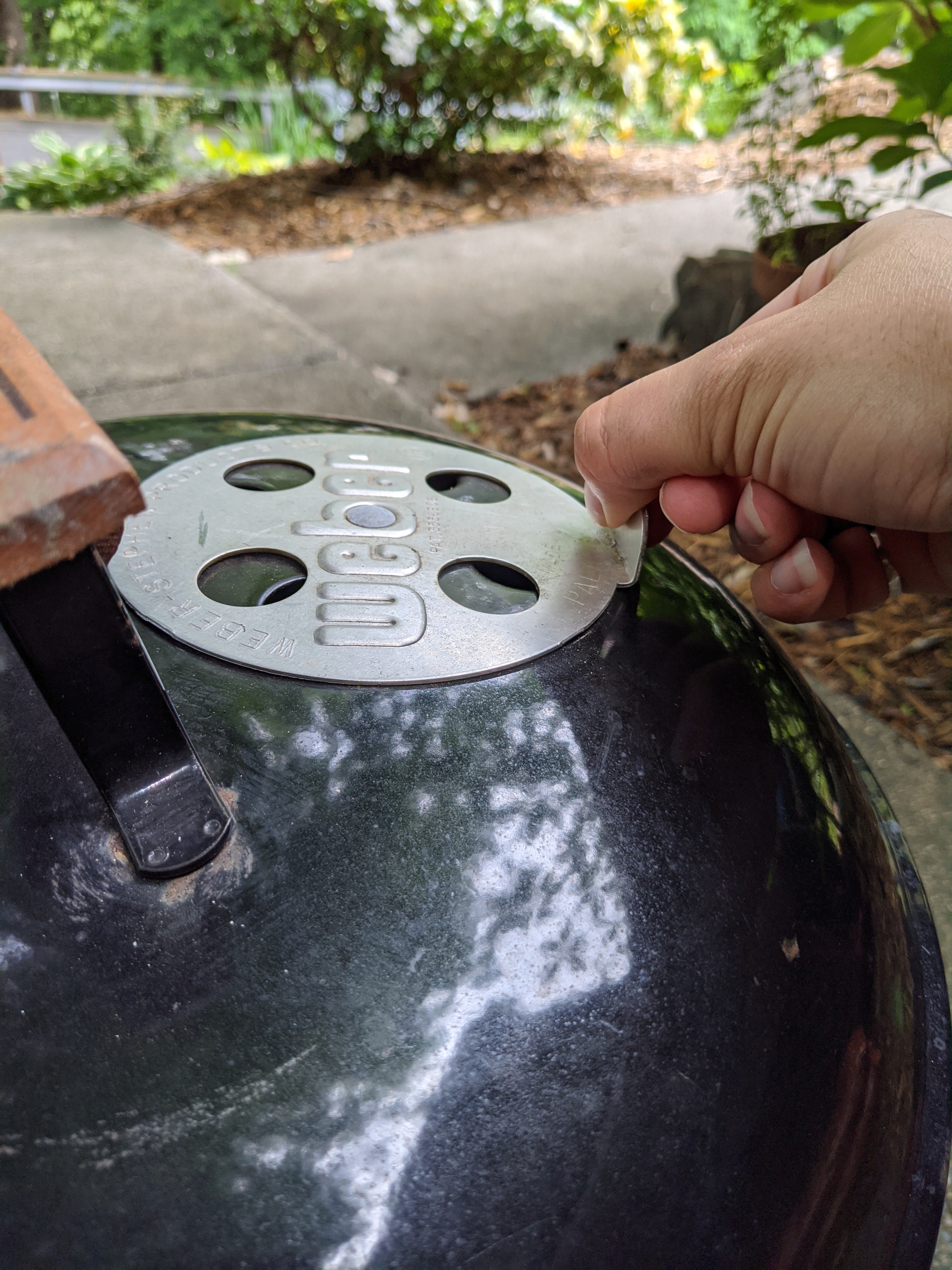 From Vent Tab to Safe Handle Easy Upgrade for er Smokey Joe Grill