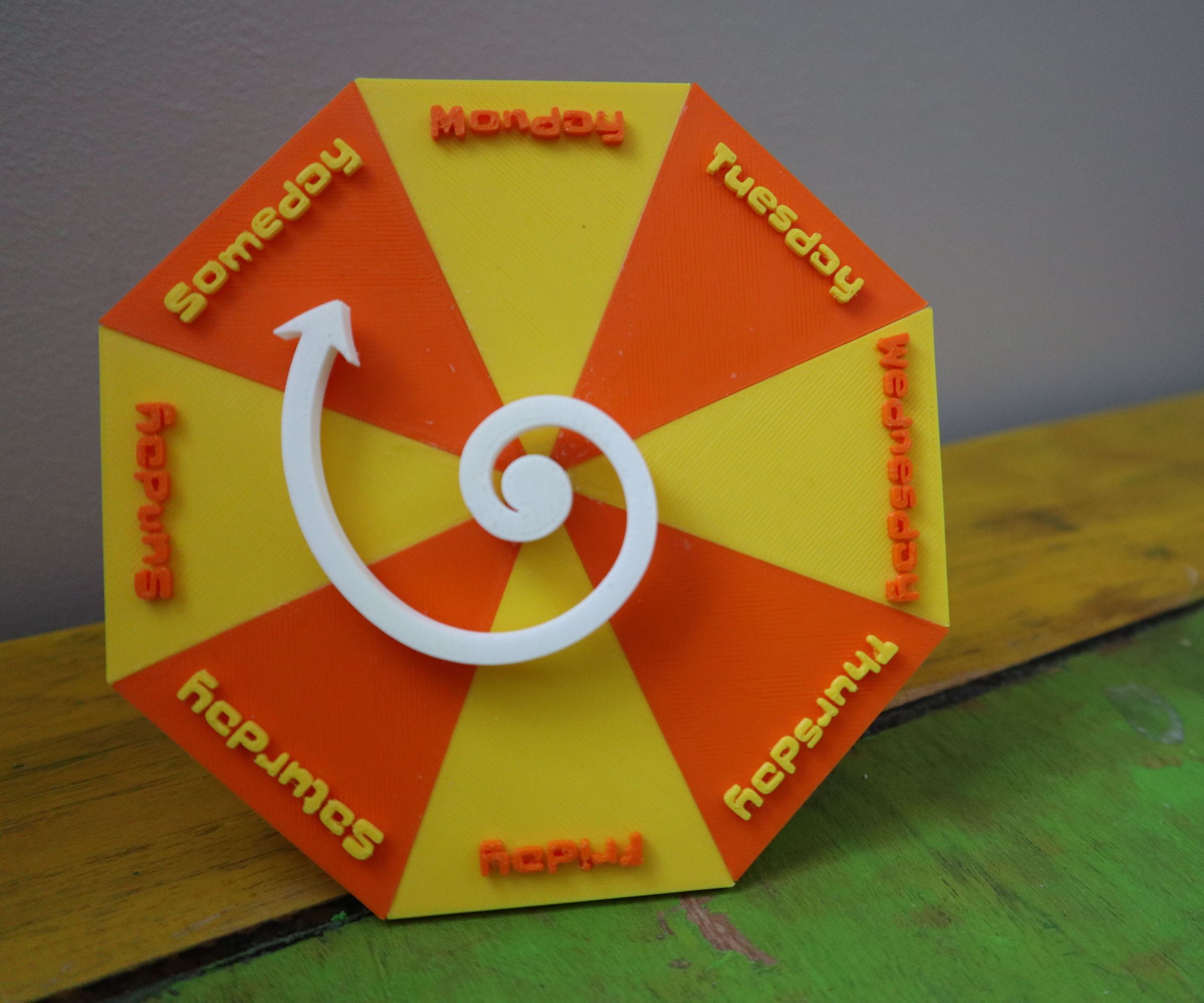 Delightfully Delirious Day Clock