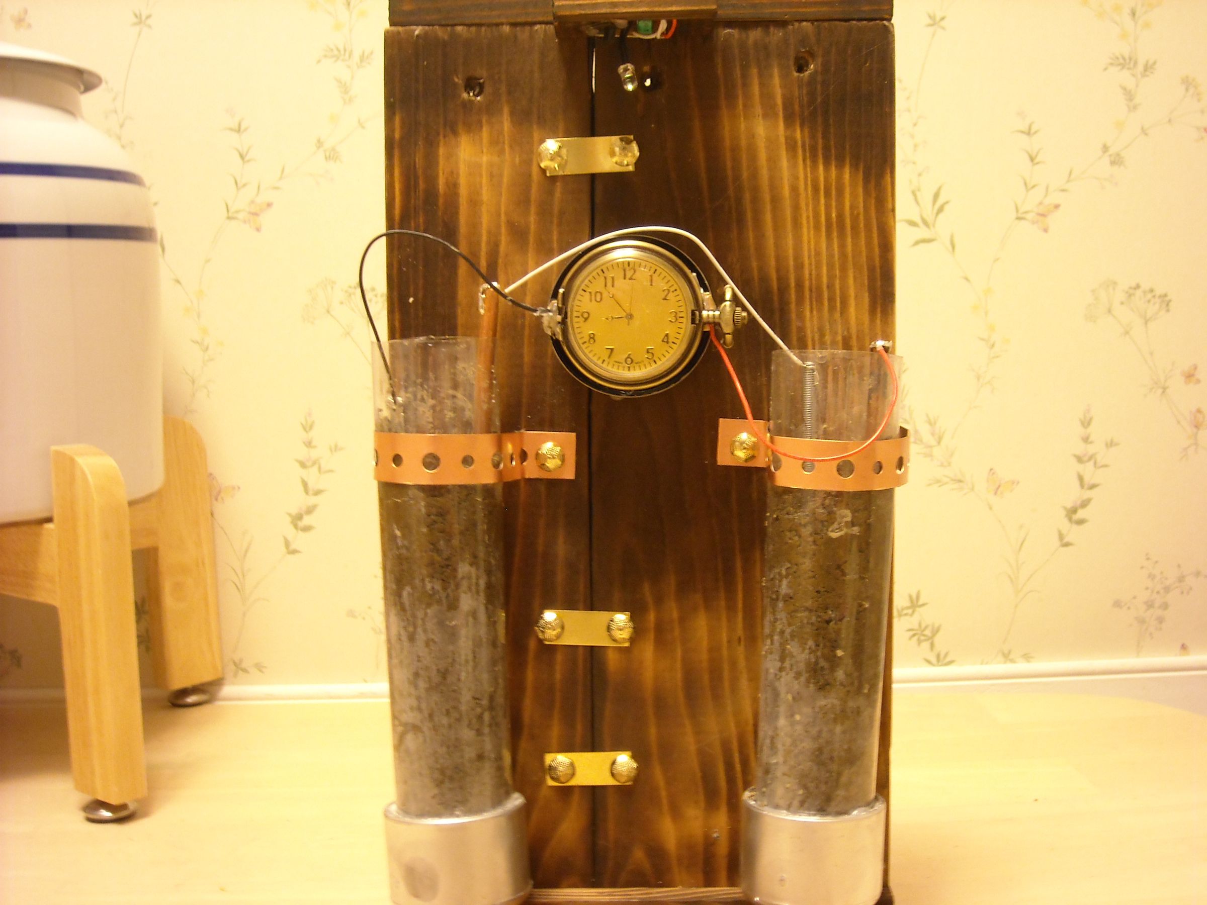 Flower Power Clock or One Dirty Time Peice