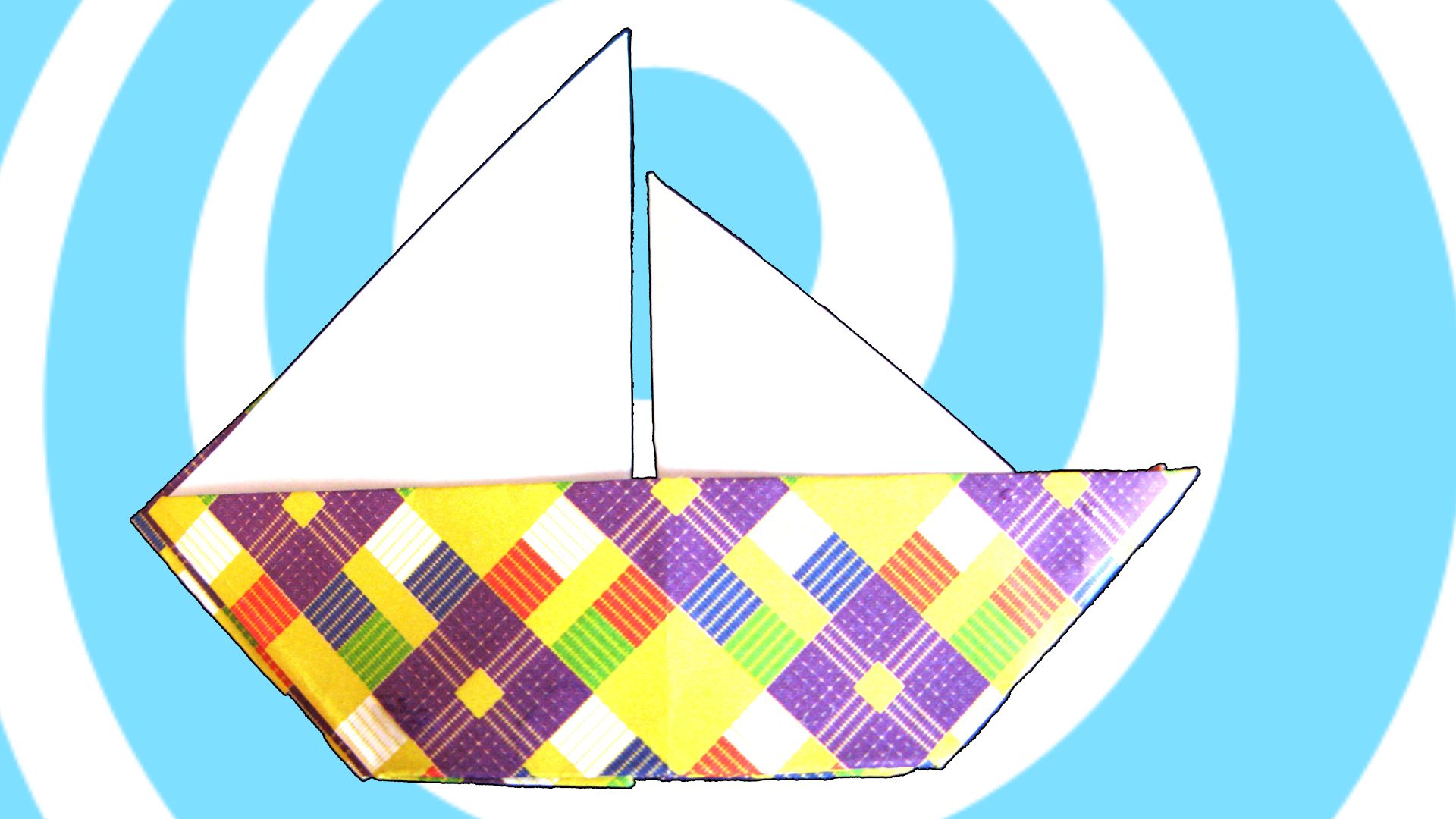 Origami Sailboat Tutorial
