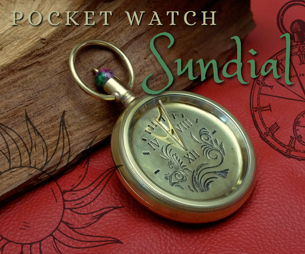 A Pocket Sundial From a Broken Pocket Watch! 9 Steps (with Pictures