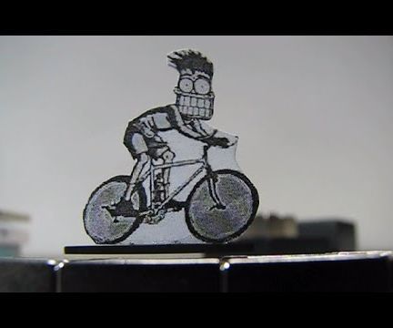 Levitating Biker, Diamagnetic Levitation