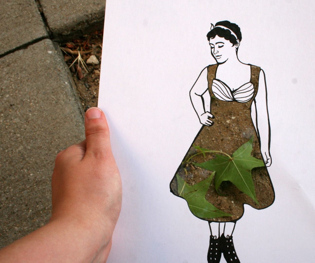 Interactive Cut-out Art