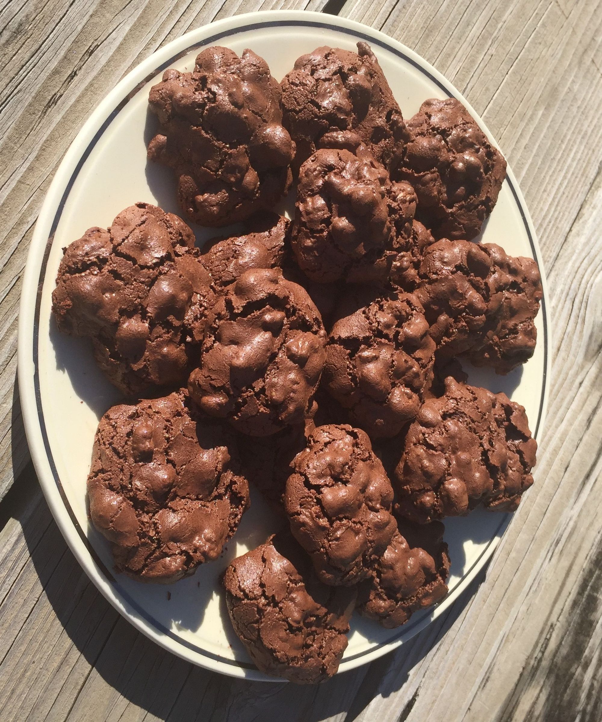 Gluten Free Chocolate Pecan Meringues