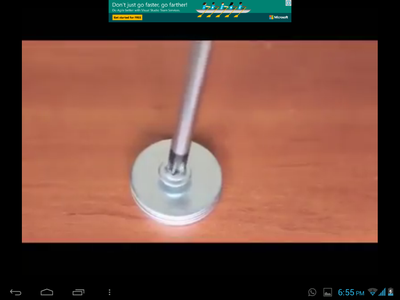 SCREW THREE WASHERS EACH ON ANY WOODEN SURFACE AS SHOWN IN THE IMAGE.