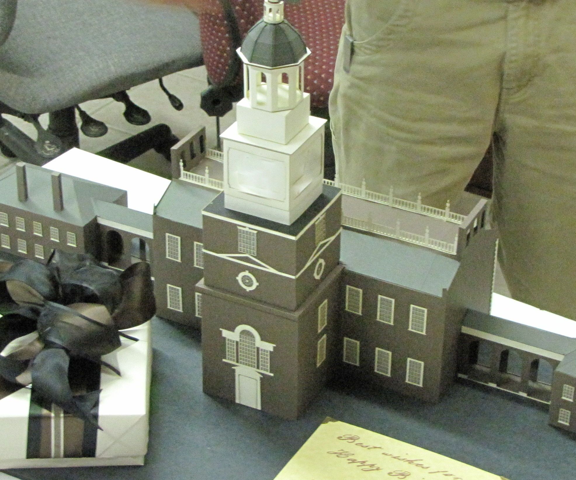 Independence Hall 3D Birthday "card"