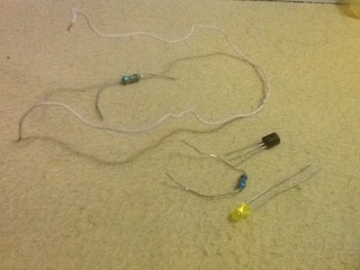 Joule Thief LED With Dead Battery - No Toriod